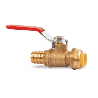 Cupc Leadfree Brass Copper Push Stop Ball Valve